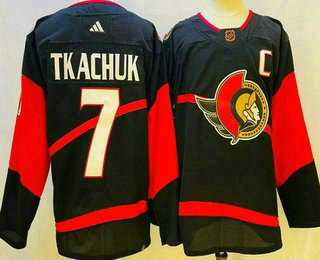 Men's Ottawa Senators #7 Brady Tkachuk Black 2022 Reverse Retro Authentic Jersey,We sell and wholesale Men's Ottawa Senators #7 Brady Tkachuk Black 2022 Reverse Retro Authentic Jersey on line form chian!